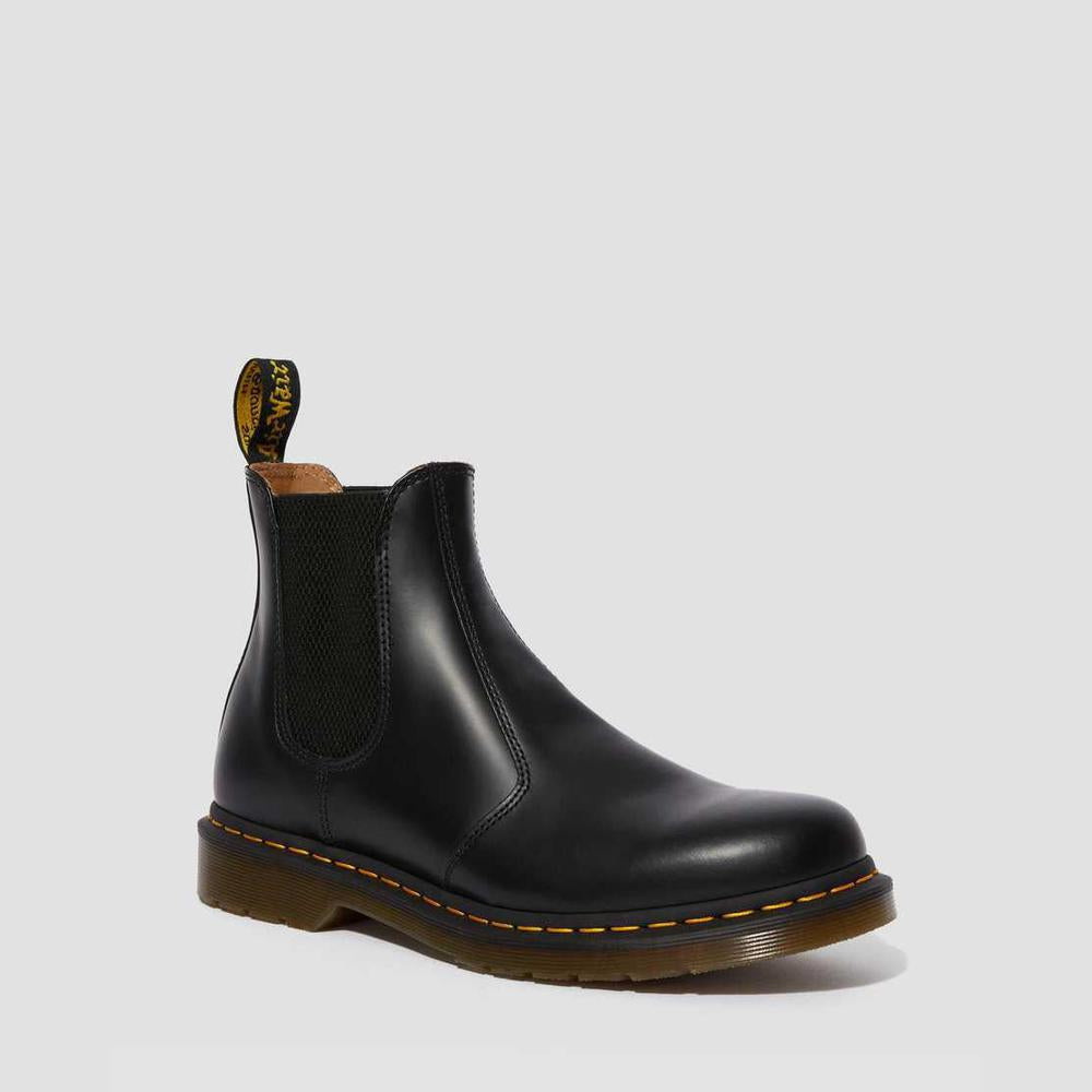 Dr Martens - Botas Chelsea lisas 2976 - Negro - Adulto