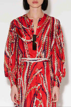 BLOUSE HILL SEVIGNY RED