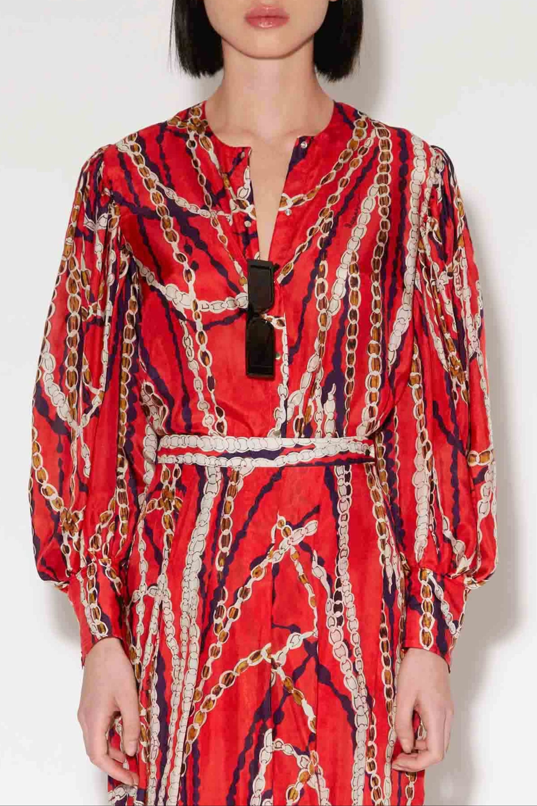 BLOUSE HILL SEVIGNY RED