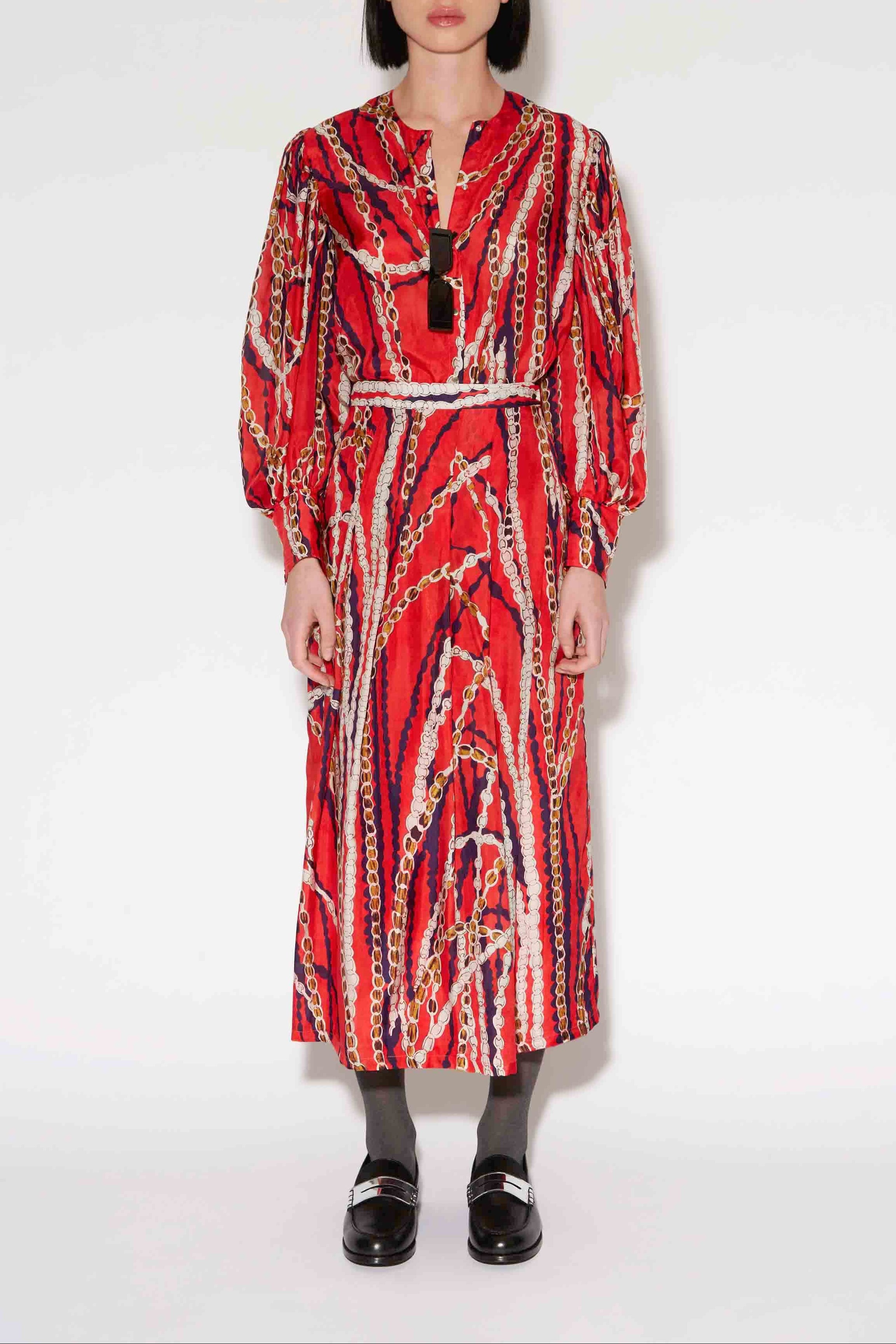 BLOUSE HILL SEVIGNY RED