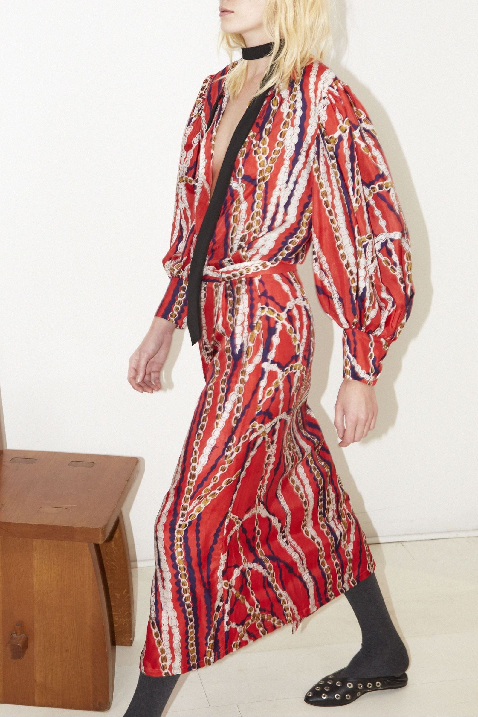BLOUSE HILL SEVIGNY RED