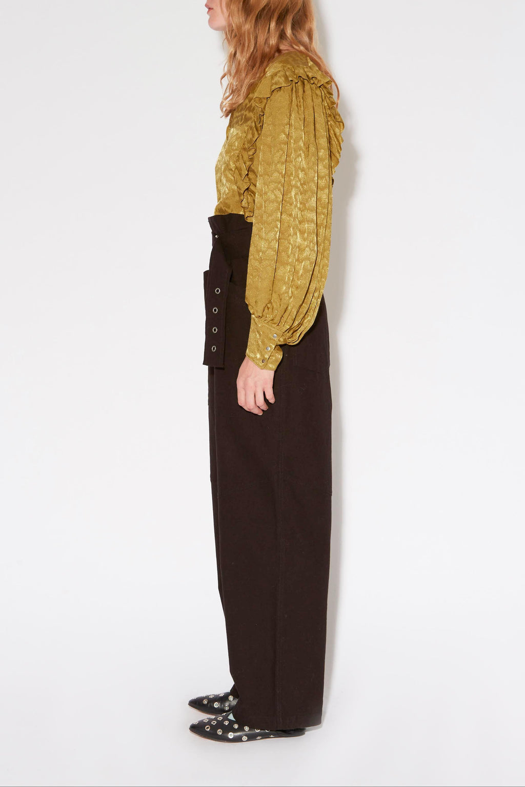 UNNIE MARMONT CHARCOAL TROUSERS