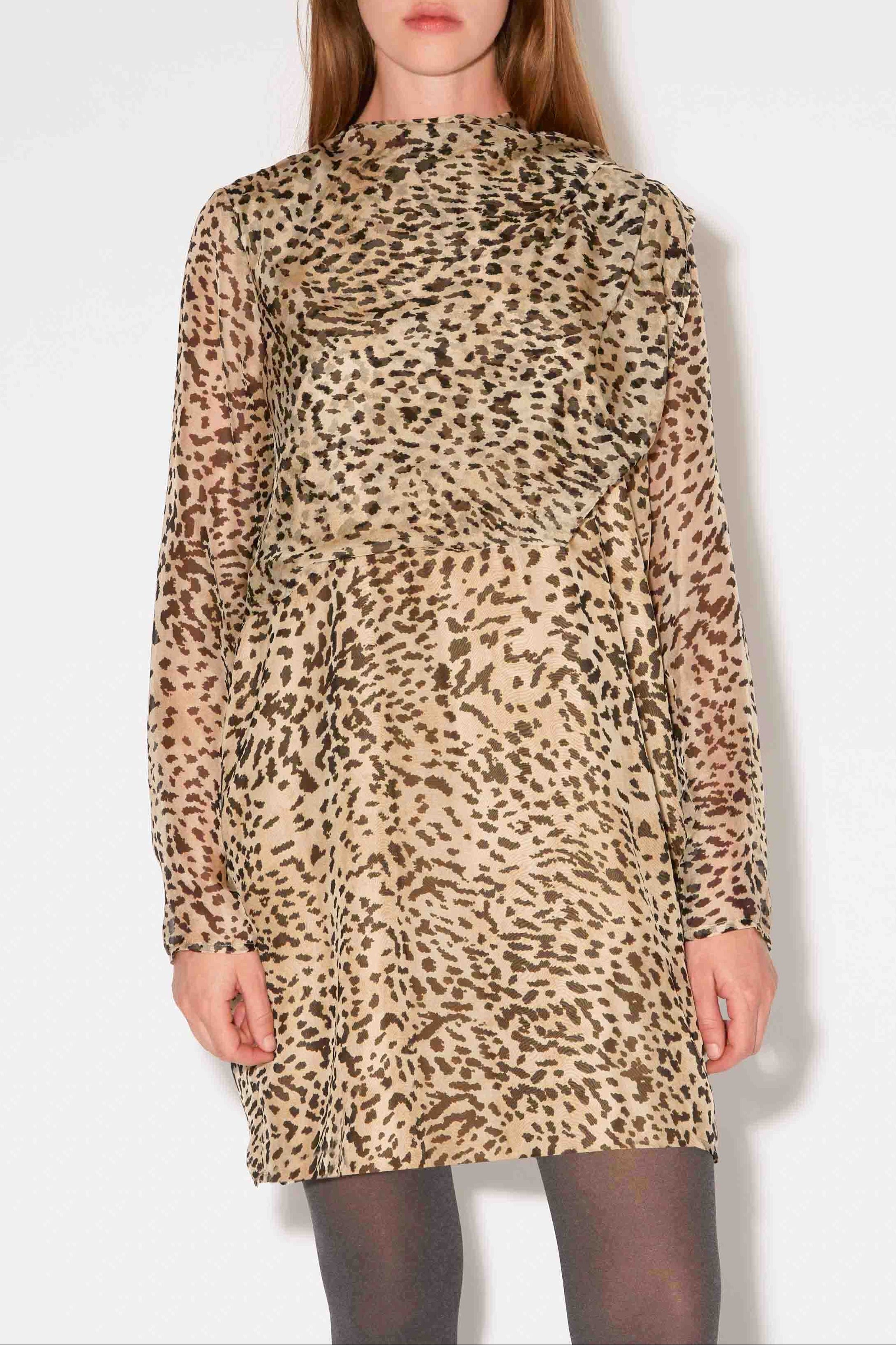 ROBE BIANCA CHLOE ANIMAL
