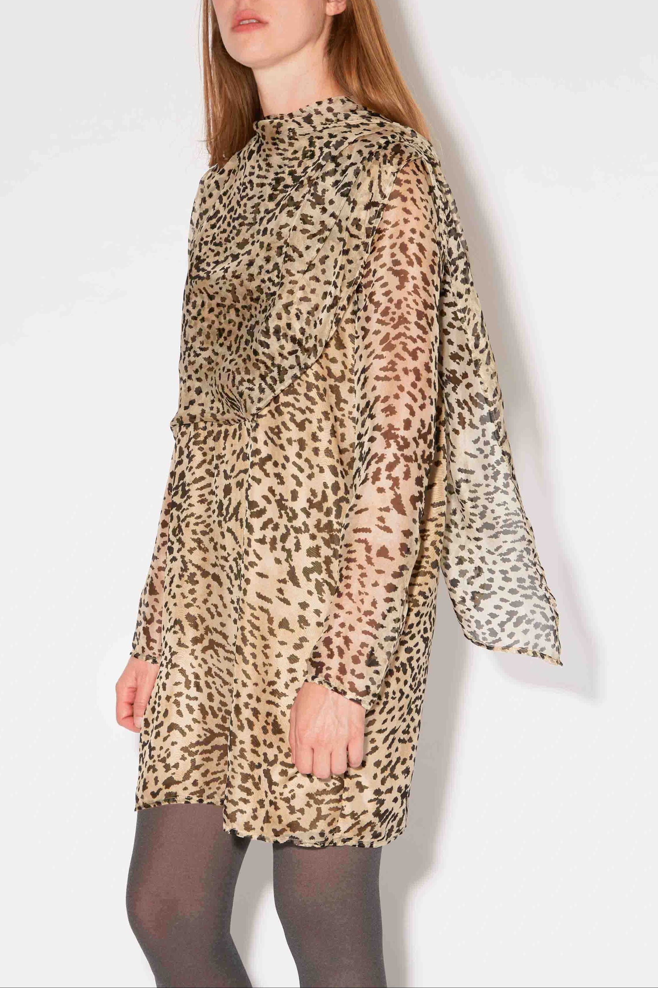 ROBE BIANCA CHLOE ANIMAL