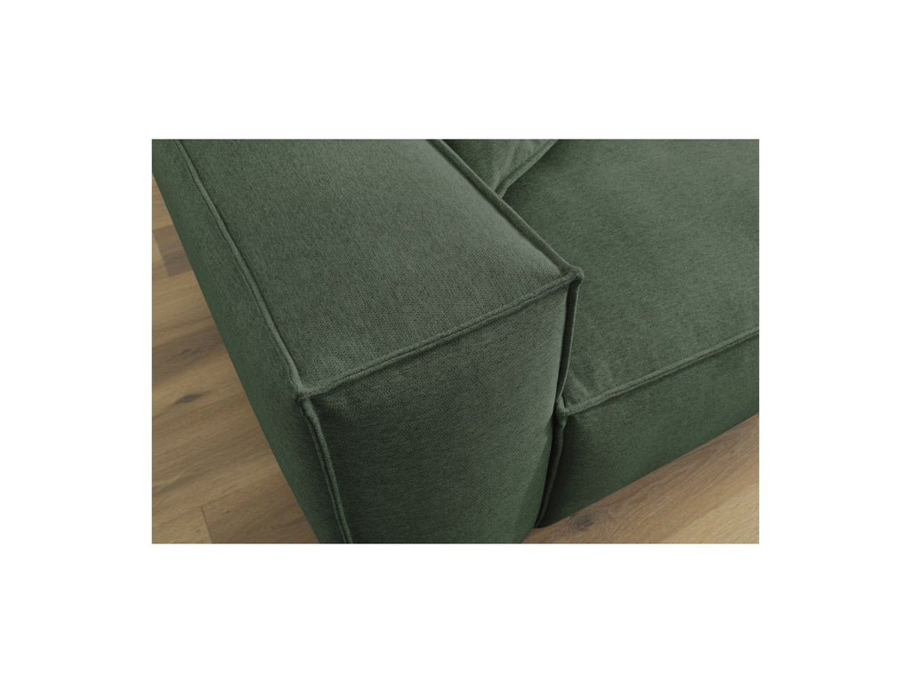 Sofá esquinero reversible Boheme de tejido jaspeado