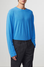 T-shirt Kurt Ls - Blu corallo