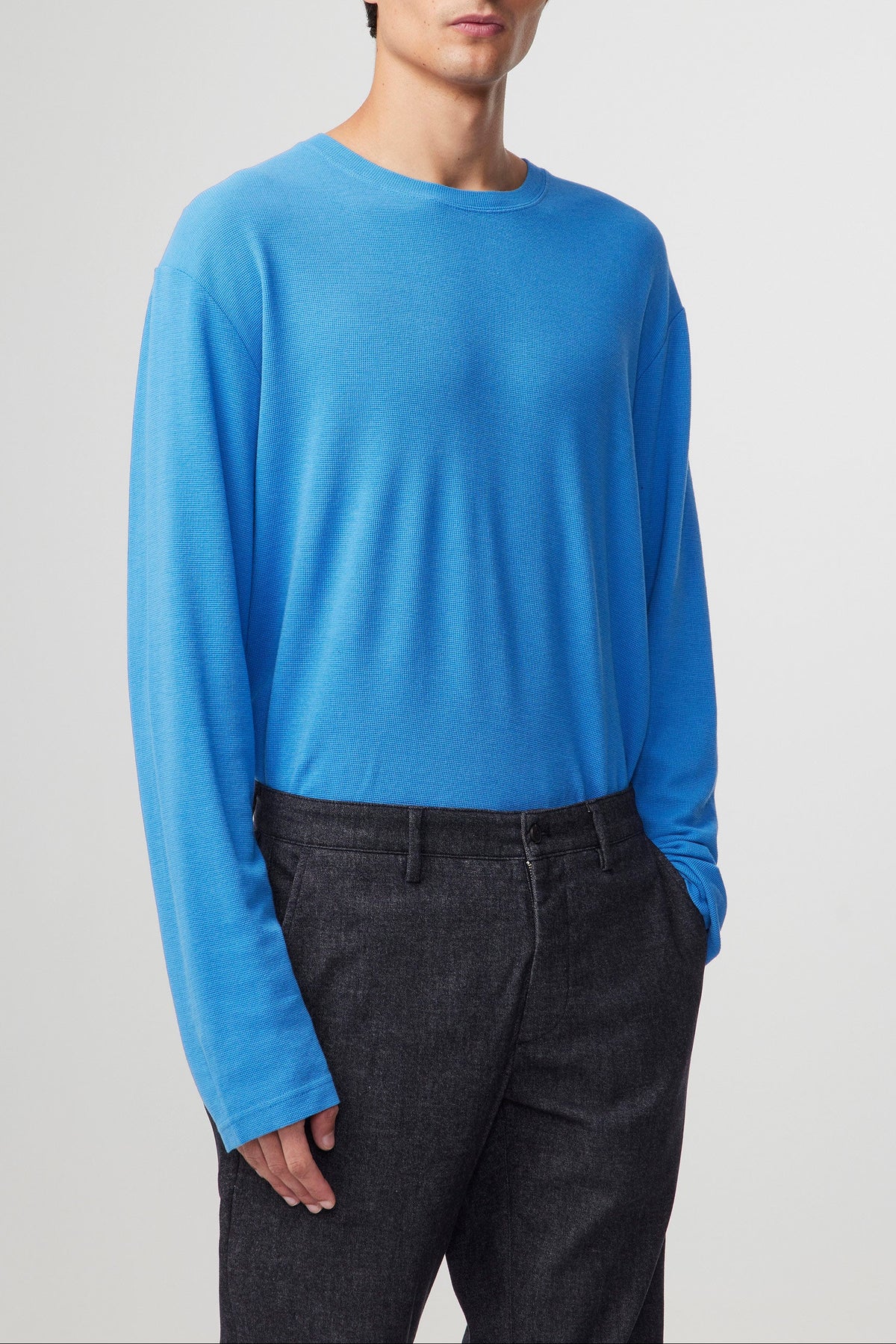 T-shirt Kurt Ls - Blu corallo
