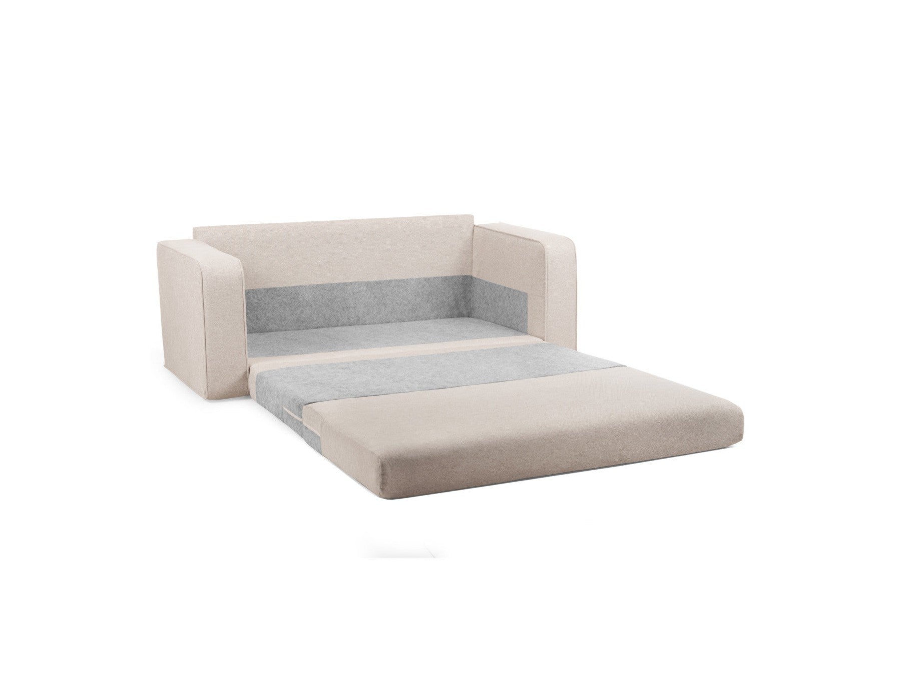 Convertible Straight Sofa Déplimousse - Come - Mottled Fabric