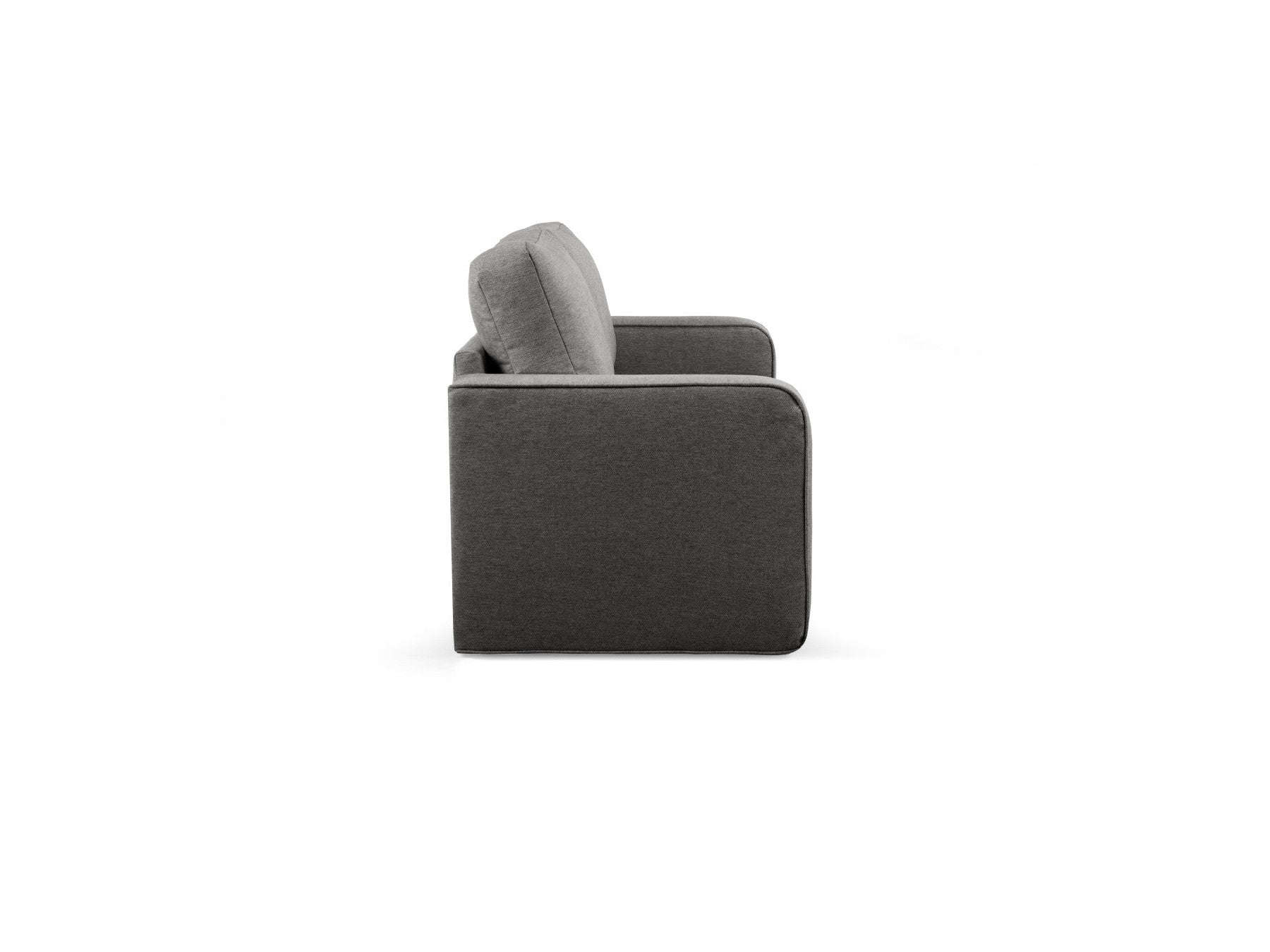 Convertible Straight Sofa Déplimousse - Come - Mottled Fabric