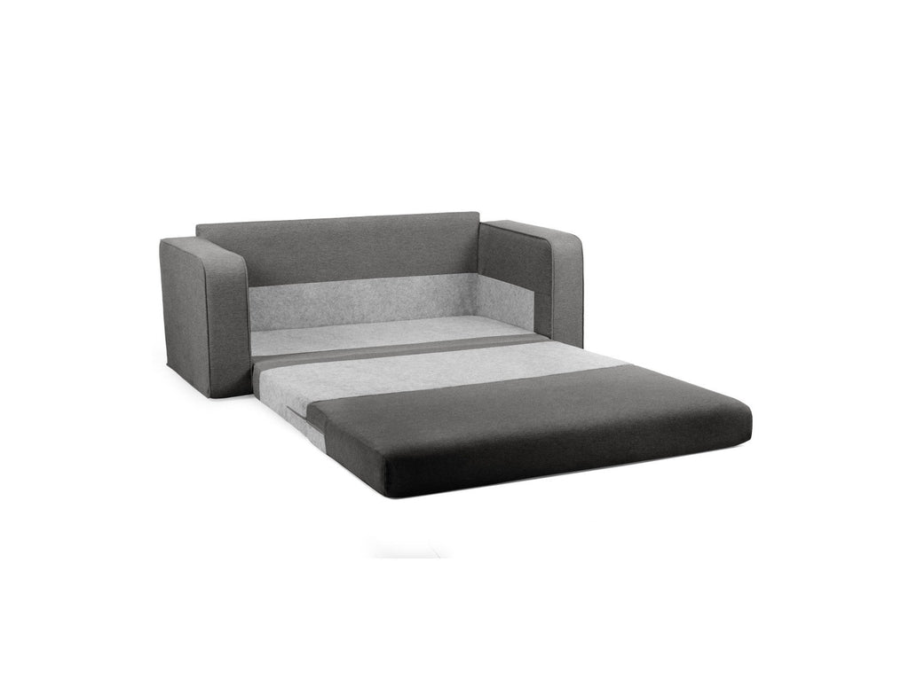 Convertible Straight Sofa Déplimousse - Come - Mottled Fabric