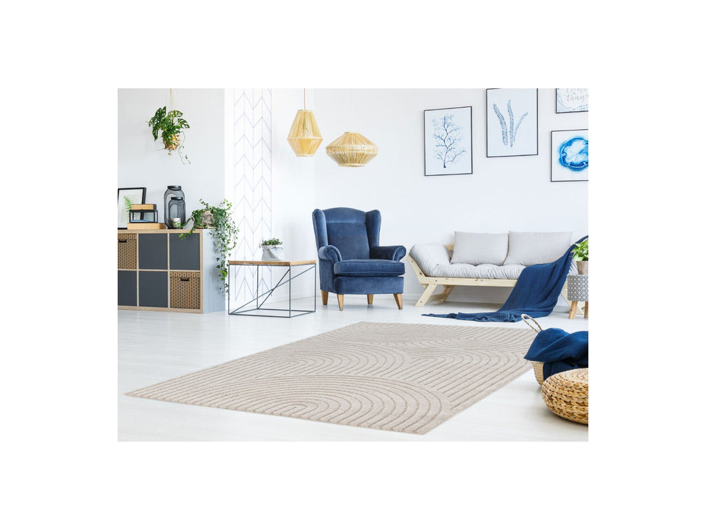 Herve - Tapis Poils Ras - Motif Abstrait