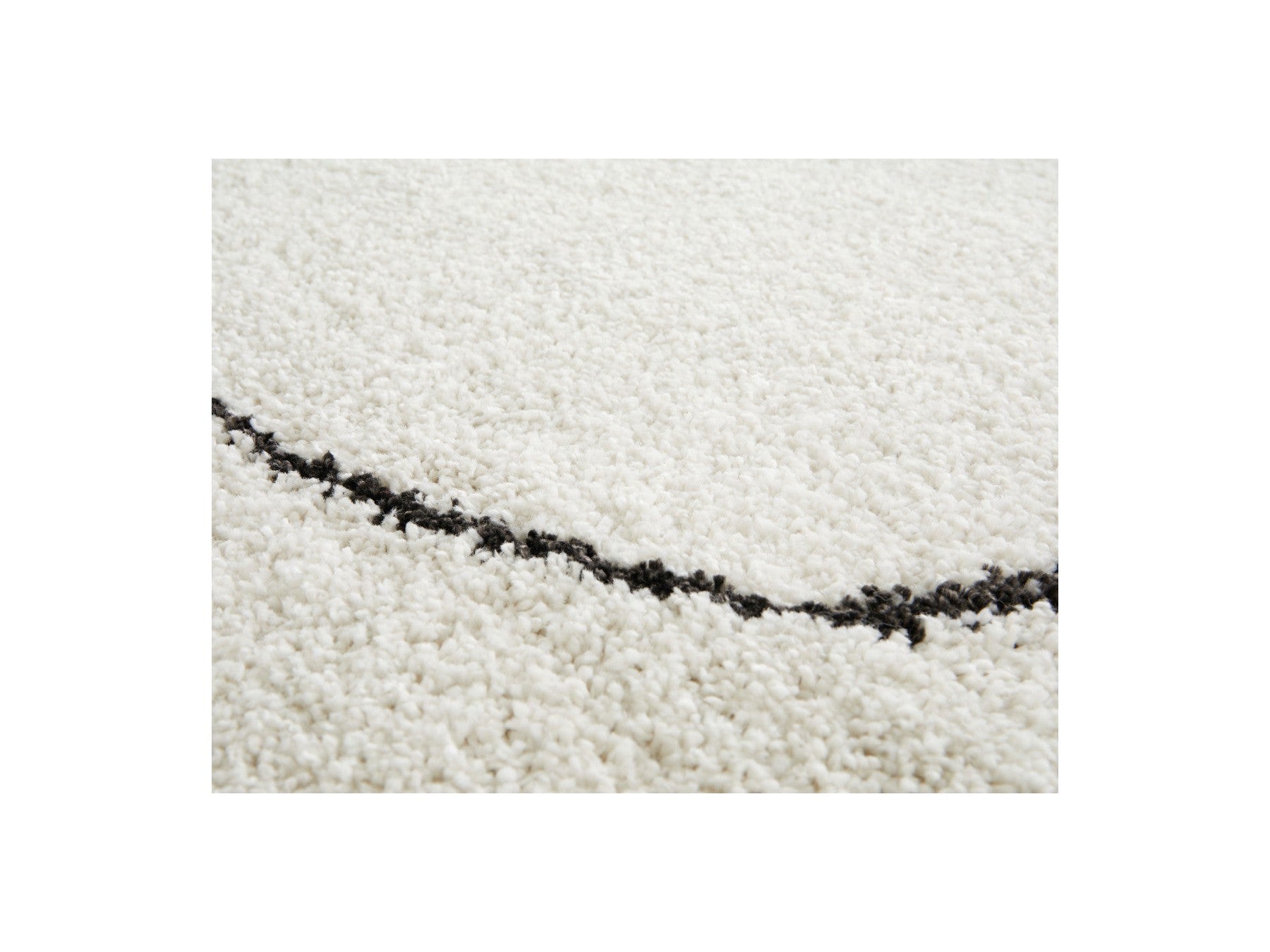 Laure - Alfombra de pelo corto - Motivo abstracto - Blanco