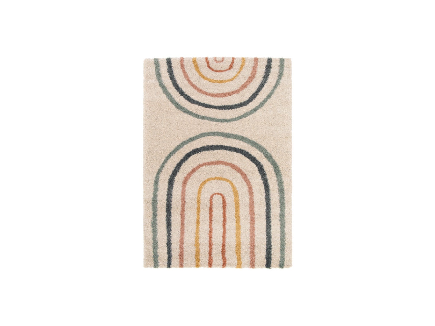 Lilia - Alfombra de pelo corto - Motivo abstracto - Multicolor