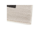 Martine - Tapis Poils Ras - Motif Abstrait - Gris Foncé