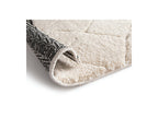 Tapis Poils Ras - Romain - Motif Graphique - Beige