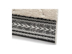 Tapis Poils Ras - Romain - Motif Graphique - Beige
