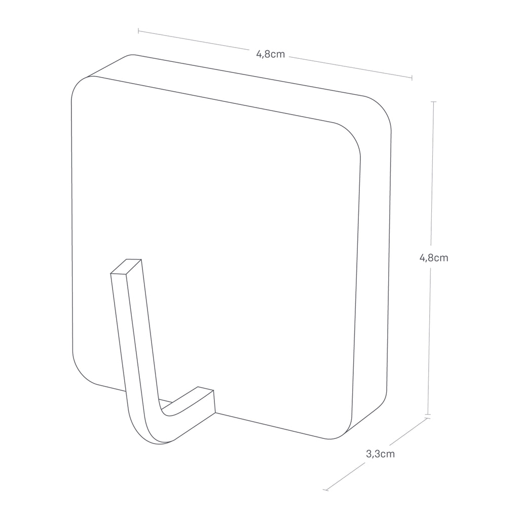 Tower Magnetic Hook - White