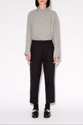 JANET SAVILE ROW STRIPES TROUSERS