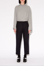 JANET SAVILE ROW STRIPES TROUSERS