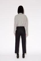 JANET SAVILE ROW STRIPES TROUSERS