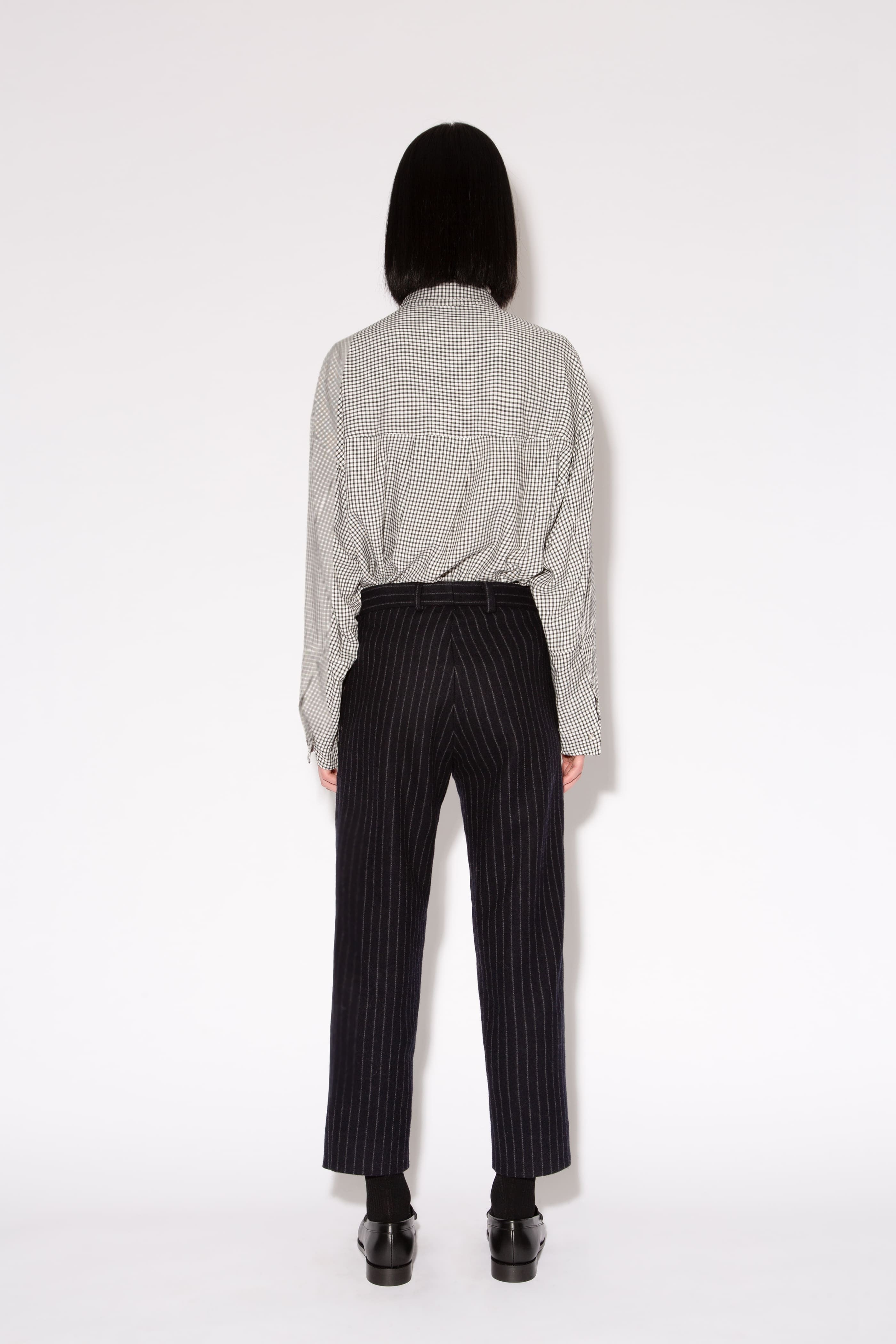 JANET SAVILE ROW STRIPES TROUSERS
