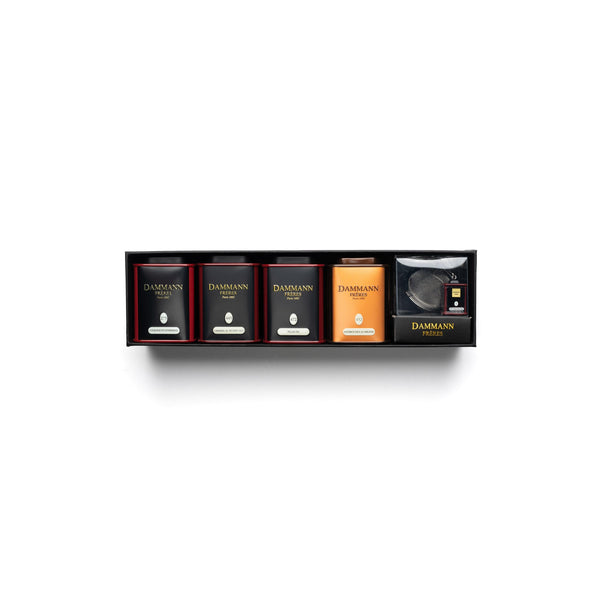 Exquis Red Gift Set 4 Boxes - 30g + Infuser