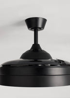 Wind Clear Edge - Ventilateur De Plafond Silencieux 40W Avec Pales Rétractables Et Lumière Led - Noir