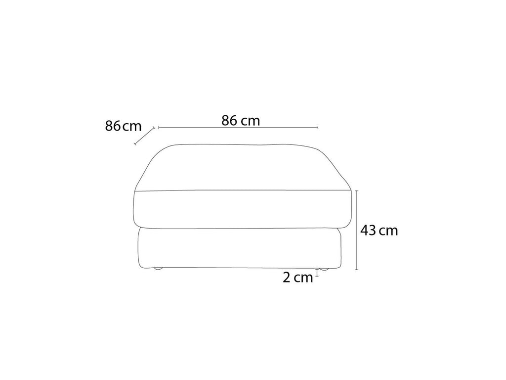 Pouf - Leonard - Tissu Texturé
