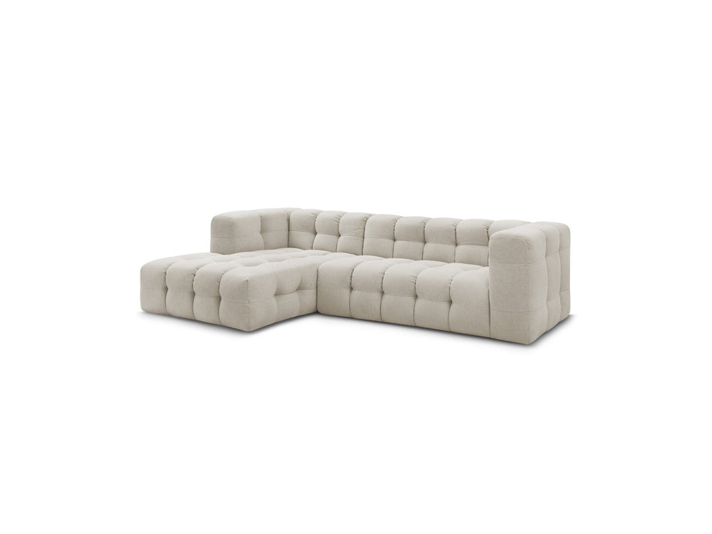 Cloud - Sofá esquinero fijo - Tejido liso - Ángulo izquierdo