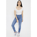 Jean Super Skinny Taille Haute Levi's Mile High Bleu