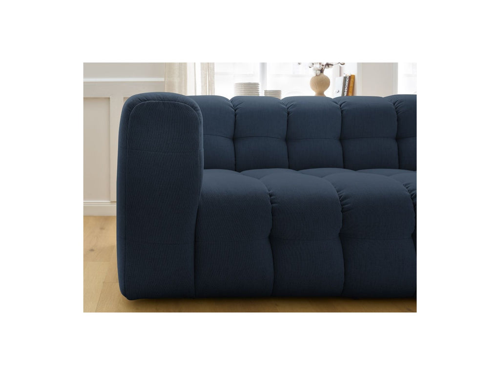 Cloud - Canapé D'Angle Fixe - Tissu Lisse - Angle Droit