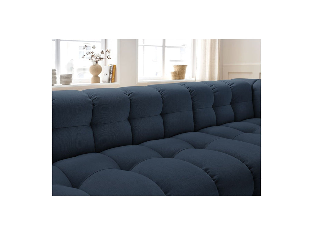Cloud - Canapé D'Angle Fixe - Tissu Lisse - Angle Droit