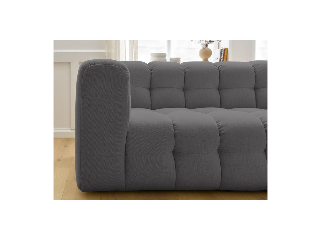 Cloud - Canapé D'Angle Fixe - Tissu Lisse - Angle Droit