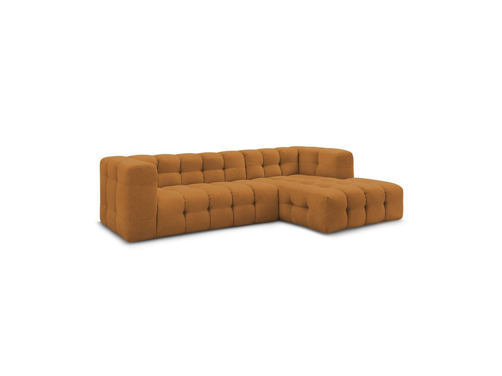 Cloud - Canapé D'Angle Fixe - Tissu Lisse - Angle Droit
