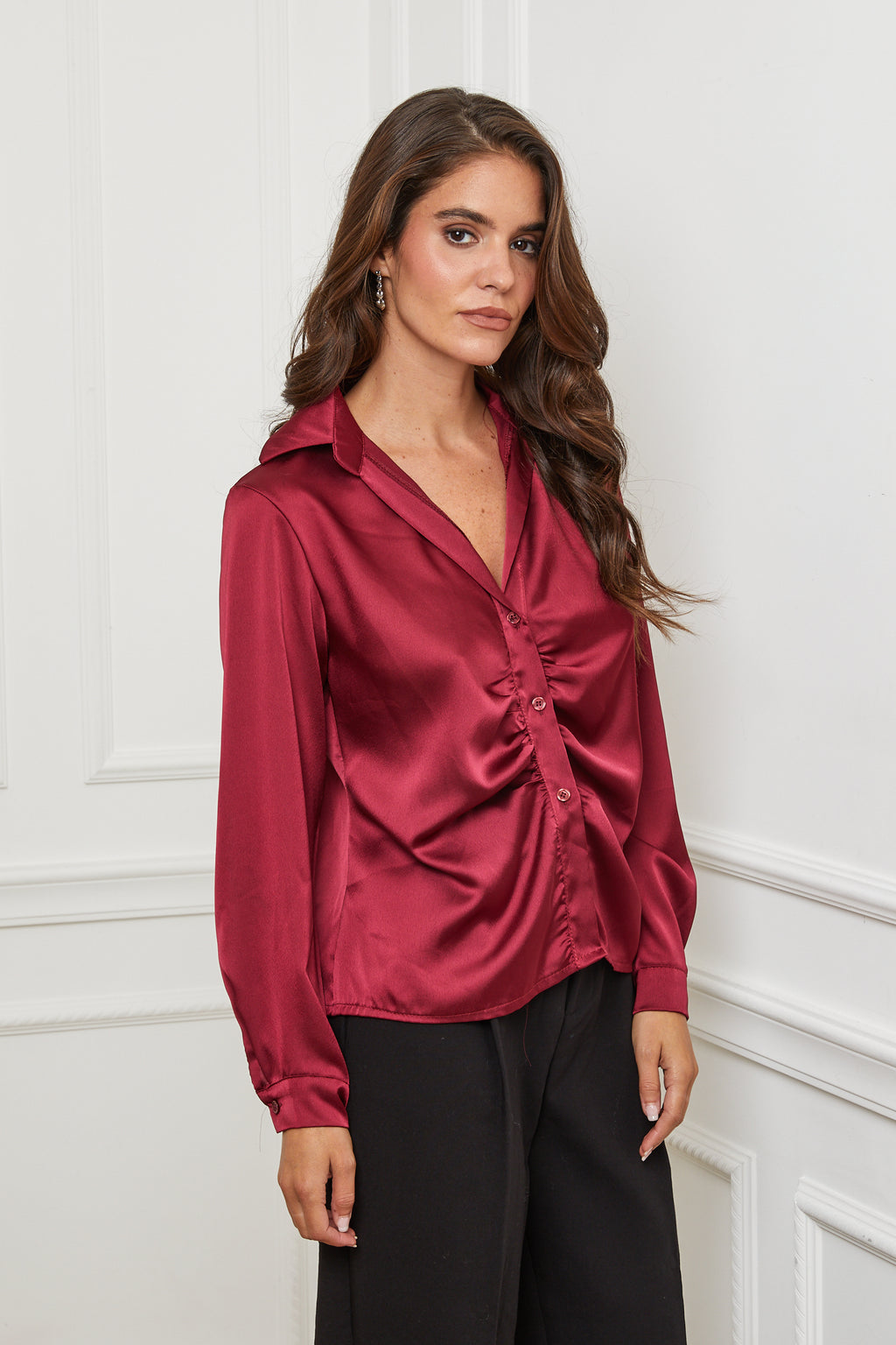 Shirt - Burgundy