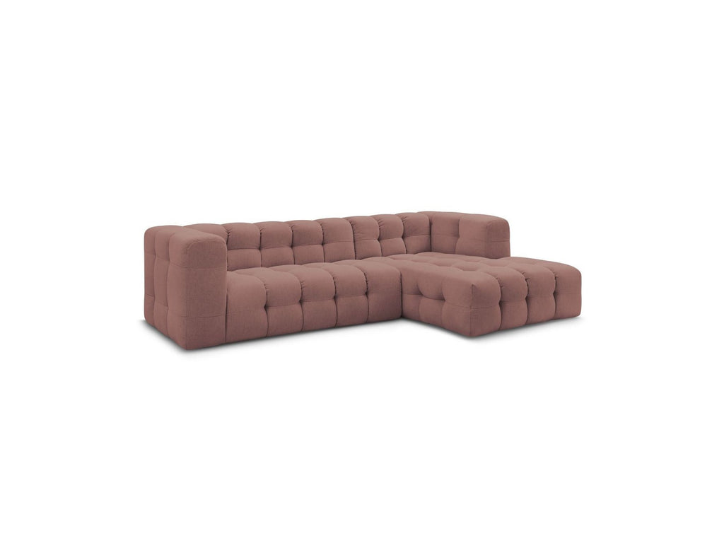 Cloud - Canapé D'Angle Fixe - Tissu Lisse - Angle Droit