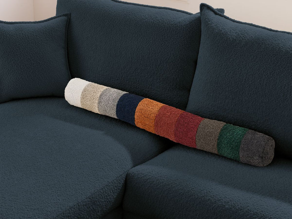 Augustin - Sofá esquinero reversible convertible con apertura exprés - Tejido bouclé