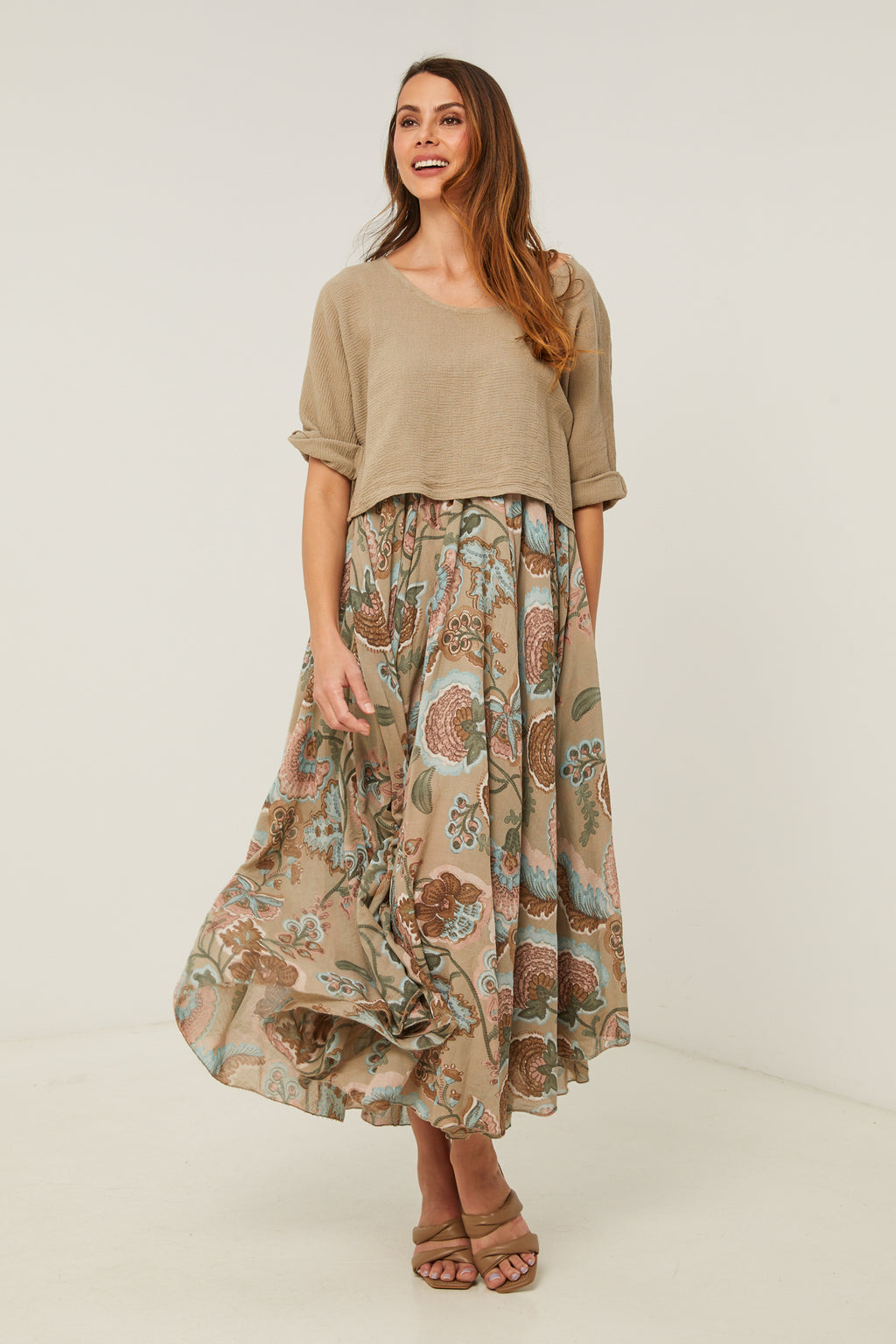 Robe - Taupe - Femme