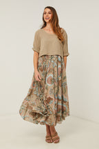 Robe - Taupe - Femme