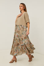 Robe - Taupe - Femme