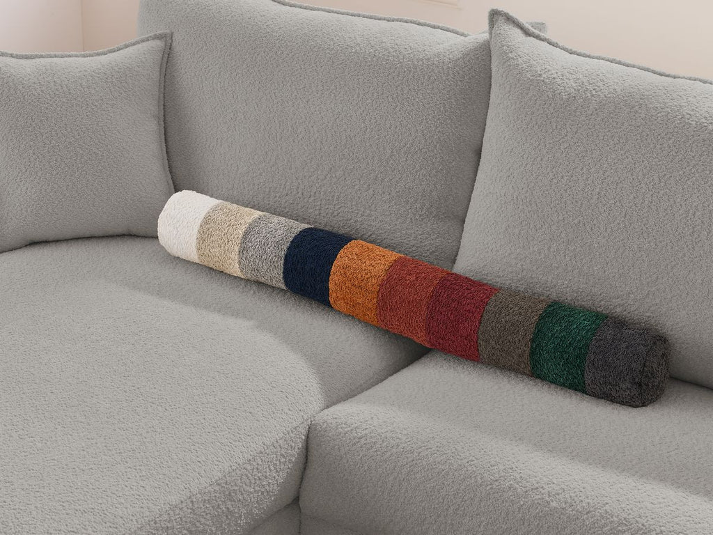 Augustin - Sofá esquinero reversible convertible con apertura exprés - Tejido bouclé