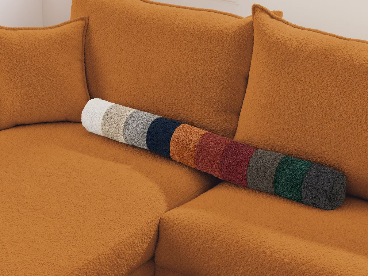 Augustin - Sofá esquinero reversible convertible con apertura exprés - Tejido bouclé