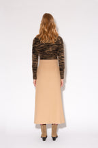 JUPE SIMONA SKATER Beige