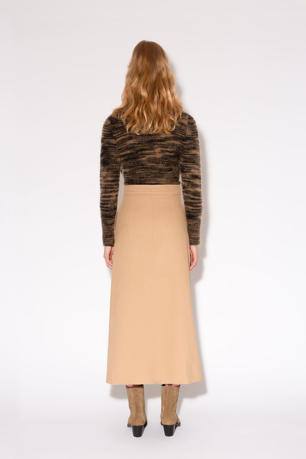 JUPE SIMONA SKATER Beige
