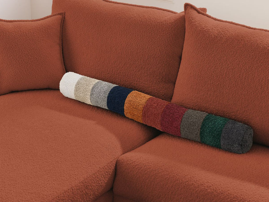 Augustin - Sofá esquinero reversible convertible con apertura exprés - Tejido bouclé