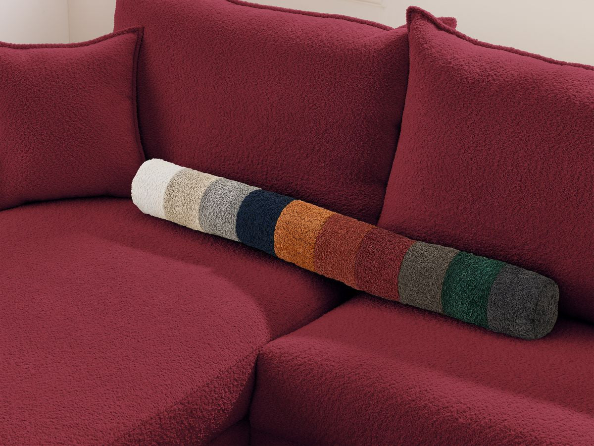 Augustin - Sofá esquinero reversible convertible con apertura exprés - Tejido bouclé