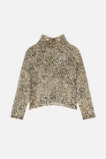 CHLOE ANIMAL CREAM BLOUSE