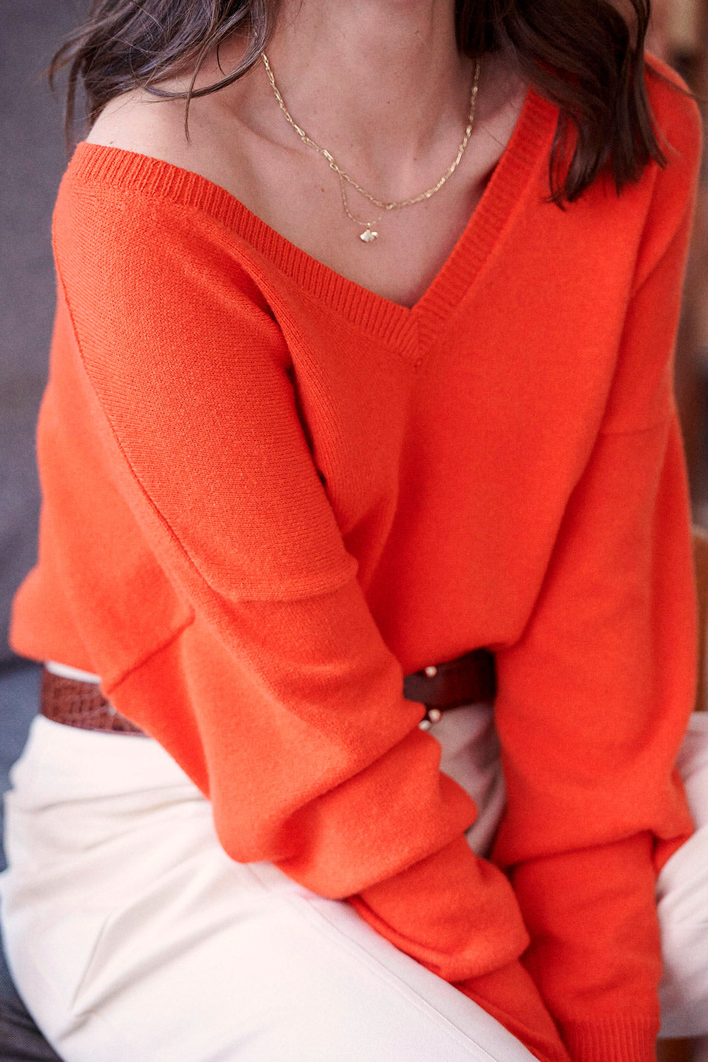 Pull Mathias - Orange