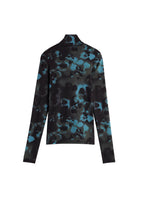 Top - Flowers Spray Army Black - Femme