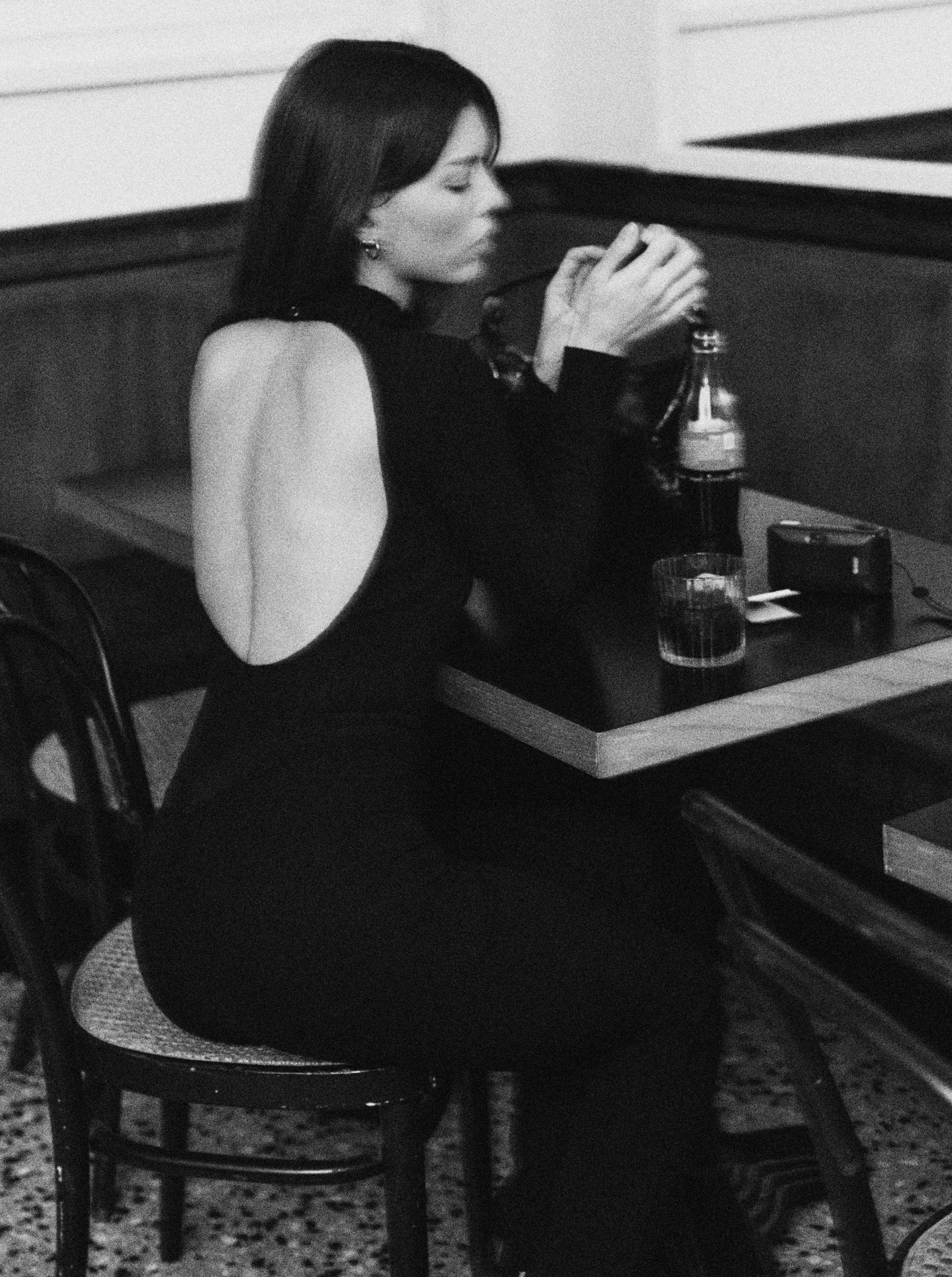 Dark Dust Open Back Bodysuit